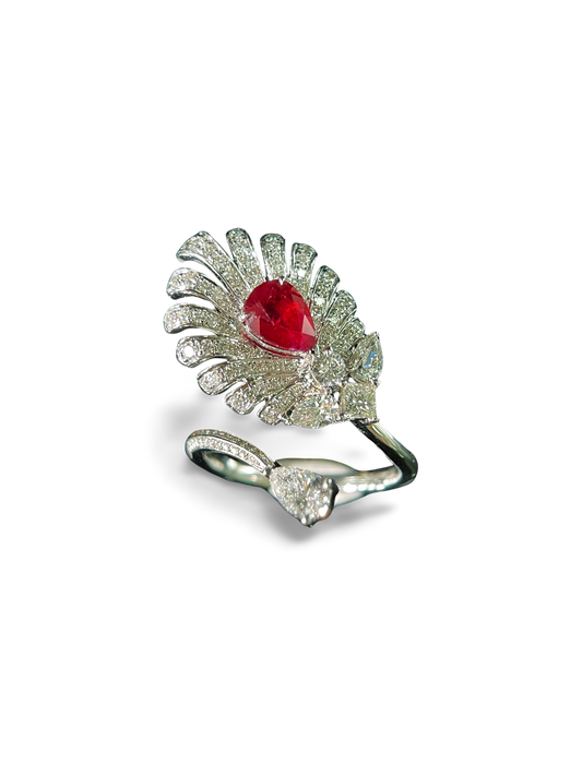 Pigeon Blood Ruby Ring